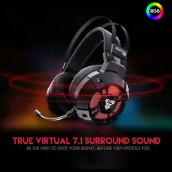 Новый fantech игровая гарнитура 7,1 Surround Sound Игры наушники с шум шумоподавления Mic