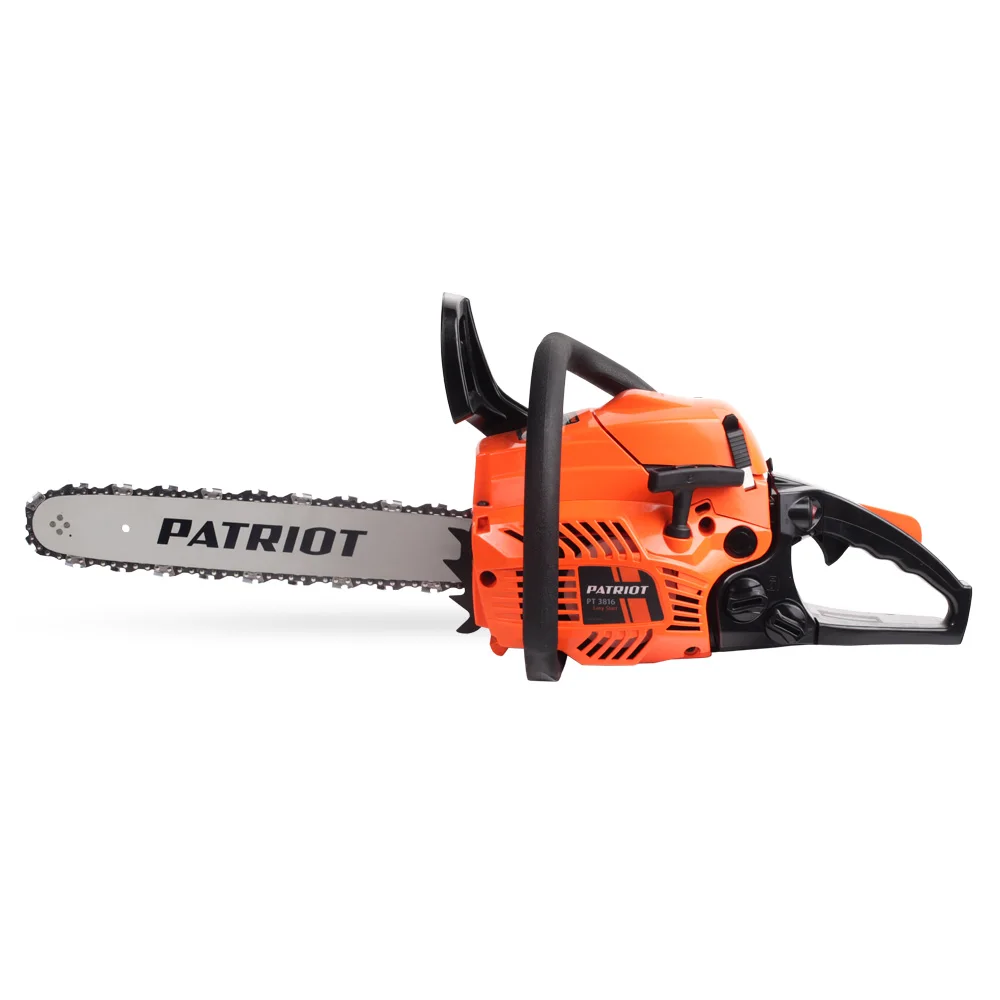 Пила цепная бензиновая PATRIOT PT 3816 (Надежный 2 х тактный двигатель передовая система