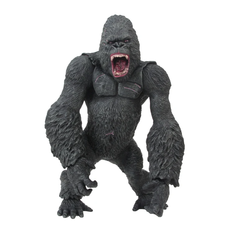 Большой размер 35 см King Kong Skull lsland Gorilla обезьяна фигурка модель игрушки