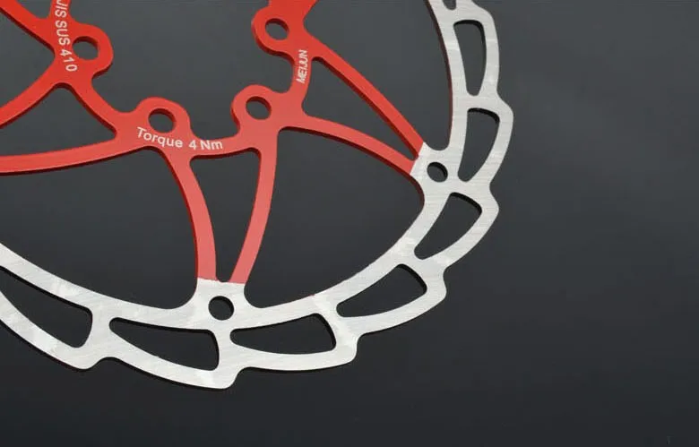 Новейший ротор дискового тормоза из нержавеющей стали для велосипеда с винтом 160 мм MTB Запчасти для горного велосипеда