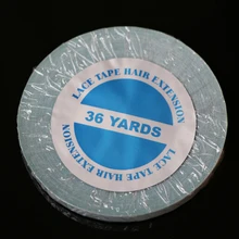 0.8cmx 36 ярдов долгое время доказательство воды лента супер качество синяя лента Наращивание волос ленты