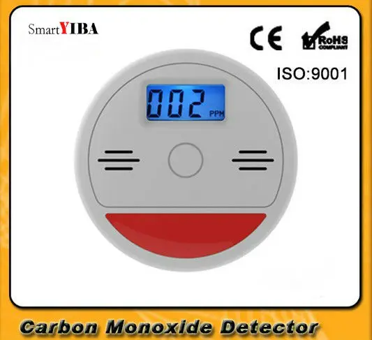 

SmartYIBA High Sensitive Independent LCD Display Carbon Monoxide CO Detector CO Gas Leak Sensor&Detector Alarm