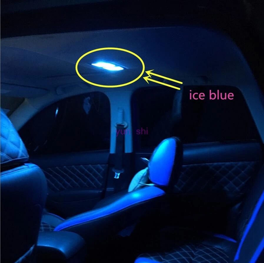 white or ice blue color 6 pcs/set car led soft light lamp Car led room light car accessories For Mazda mazda 6
