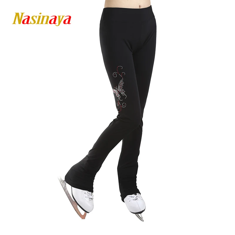 

Customized Figure Skating pants long trousers for Girl Women Training Competition Patinaje Ice Skating Warm Fleece Gymnastics 21