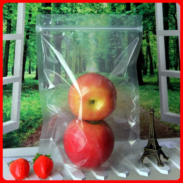 200pcs/lot 10cm*15cm+3cm Bottom* 160mic Clear Resealable Stand Up Plastic Bags Recycled Bag With