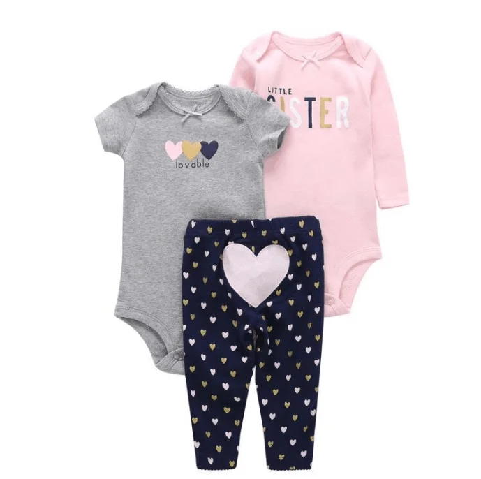 Одежда для новорожденных из 3 предметов худи толстовки с длинными рукавами+ штаны+ боди зимняя одежда для маленьких мальчиков - Цвет: 22