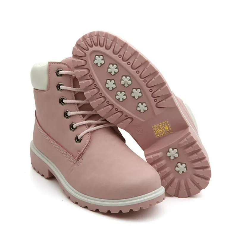 

Autumn winter new women's boots waterproof cotton shoes plus velvet warm female student short boots non-slip plush snow boots