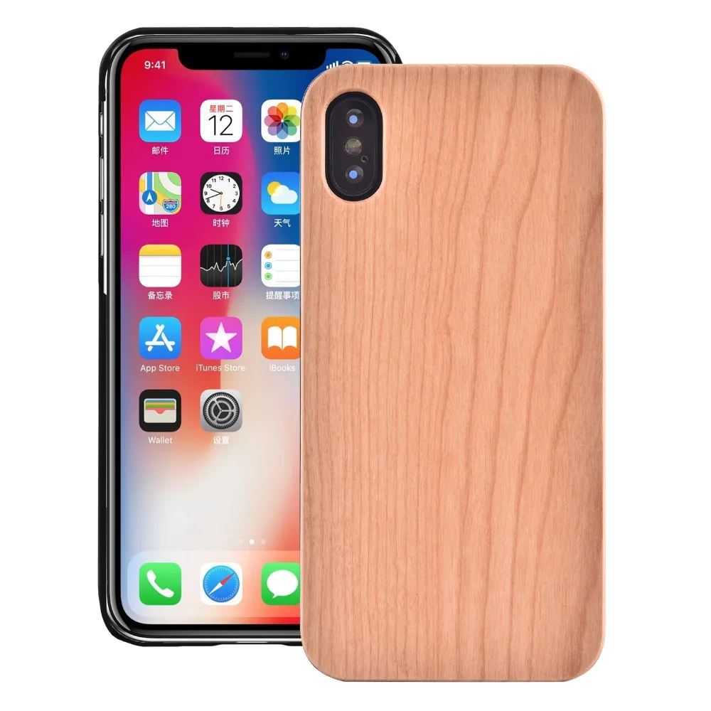 Чехол из натурального дерева+ пластиковый чехол из поликарбоната для iPhone 11 Pro Max XS Max XR X 8 7 6 6S Plus 5 5S SE чехол для телефона