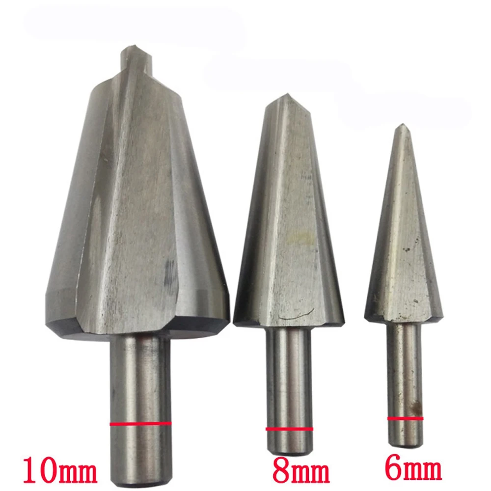 LHX 1PC Umbrella Chamfer Drill Step Drill Bit Steel PV Wooden Thin Iron