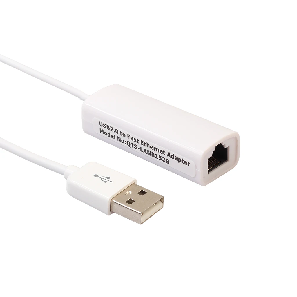 

SOONHUA Mini USB 2.0 To RJ45 LAN Ethernet Network Card Adapter Chip 8152 Network Cards For Laptop Tablet PC