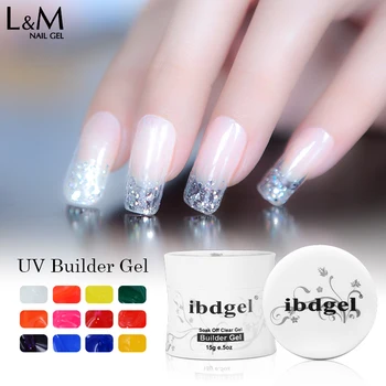 

24 pc ibdgel 15g DHL free shipping Jelly soak off nail polish gel UV builder nail art gel for extend nails