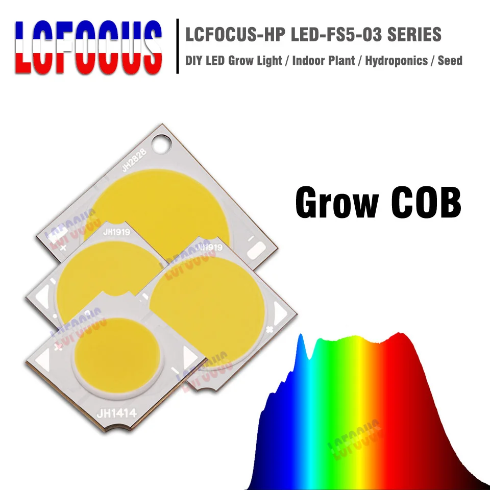 10 Вт 20 Вт 30 Вт 50 Вт 100 Вт растет COB светодиодный чип полный спектр Солнца diy светать для Гидропоника в закрытом помещении завод Овощеводство