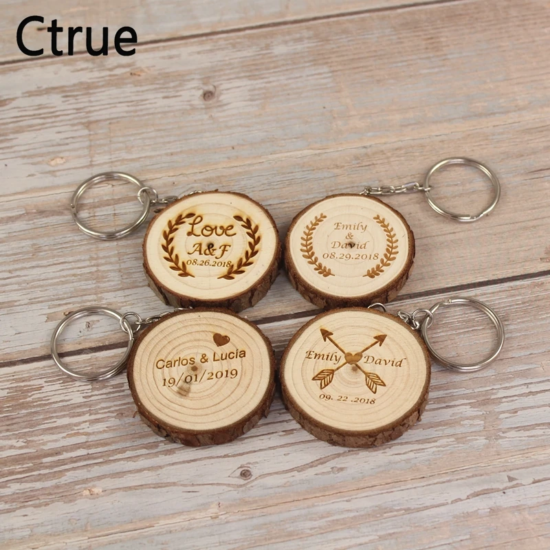Groomsman Gifts Wood Keychain Gift For Him or Her Armadillo Keychain Wedding Gifts Custom Keychain and Personalized