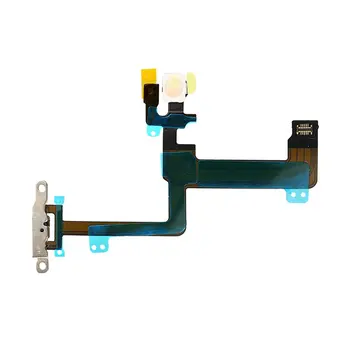 

HOUSTMUST 10 pcs Power Flex Cable for iPhone 6 plus Switch On power Off Ribbon Flex Cable Proximity flex cable replacement