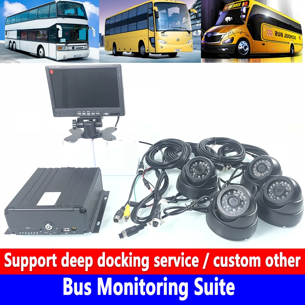 

Support deep docking service / custom other bus monitoring kits Small car / harvester / sanitation truck Real Time Surveillance