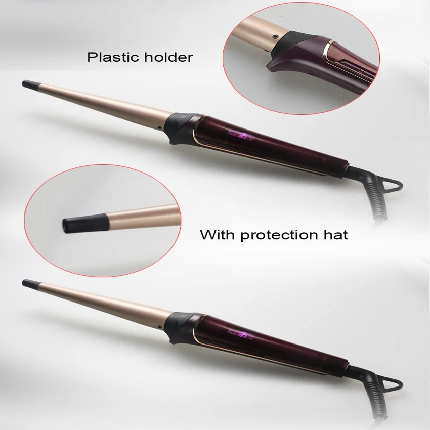 curlers conical curling iron single tube ceramic glaze pear flower cone electric hair curly hair : 110-240 - v Free Shipping curlers conical curling iron single tube ceramic glaze pear flower cone electric hair curly hair : 110-240 - v Free Shipping