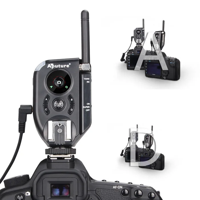 

TXII 2.4G Trigmaster Plus II Wireless Remote Flash Trigger for Canon Nikon Camera