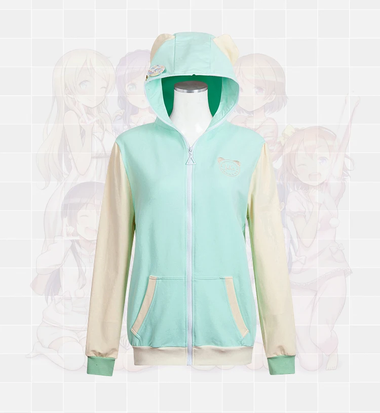 LoveLive! Толстовка с капюшоном Koizumi Hanayo костюмы для косплея куртка Love Live u's SIF School Idol