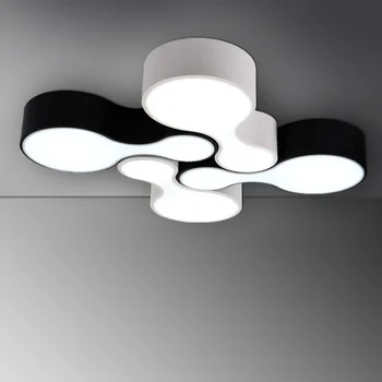 

Bowling Bottle Aluminum Acryl Combination Led Ceiling Light For Living Room Bedroom Corridor Creative Modern Designer Lamps 1349