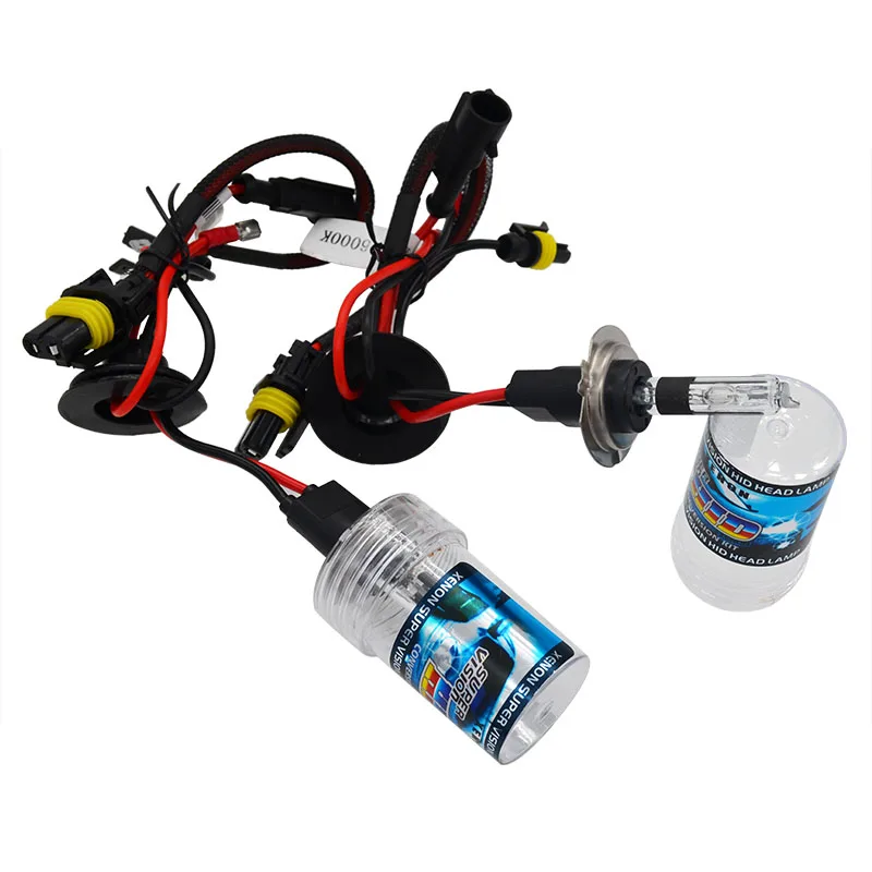 xenon H7CR 55W hid xenon bulb metal base H7C-R 55W H7C H7R 4300K 3000K 6000K 8000K short tube 55W H7CR 5000K for hid ballast kit (1)