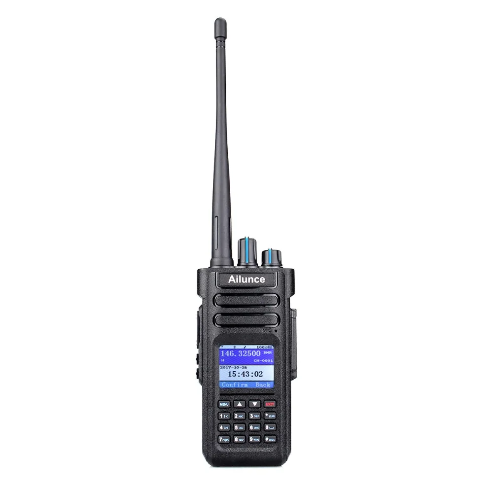 Рация Retevis Ailunce HD1 два диапазона DMR цифровой DCDM TDMA VHF UHF 2 шт. Любительский