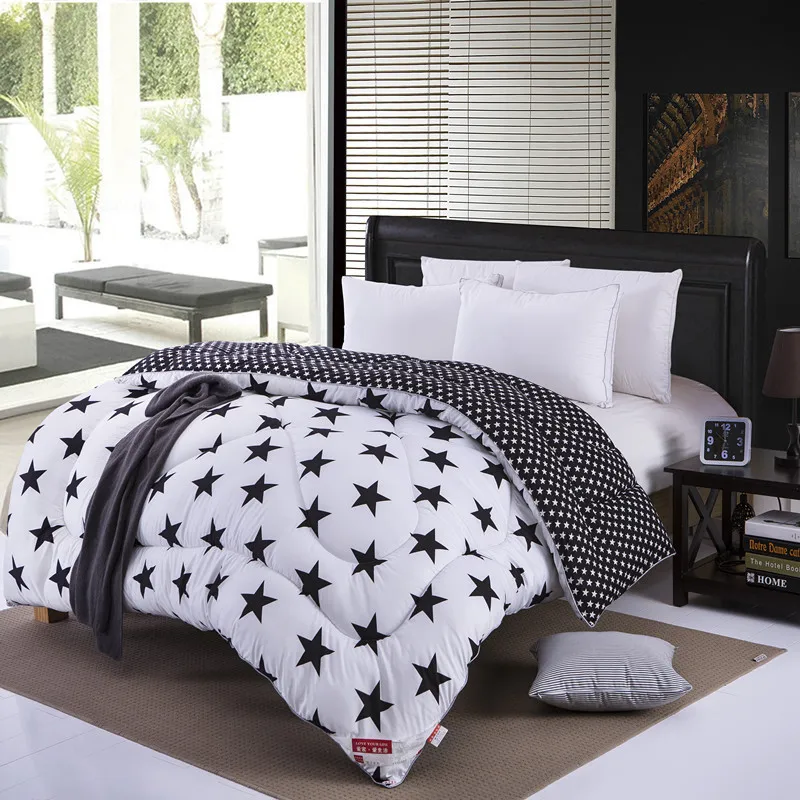 

1PC Warm Star Thick Lamb Quilt Flannel Winter Comforters