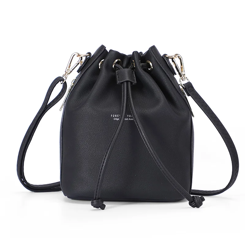 Модная женская сумка через плечо с двумя боковыми карманами на молнии, сумка через плечо, женская сумка-мессенджер, женская сумка из мягкой кожи - Цвет: Black