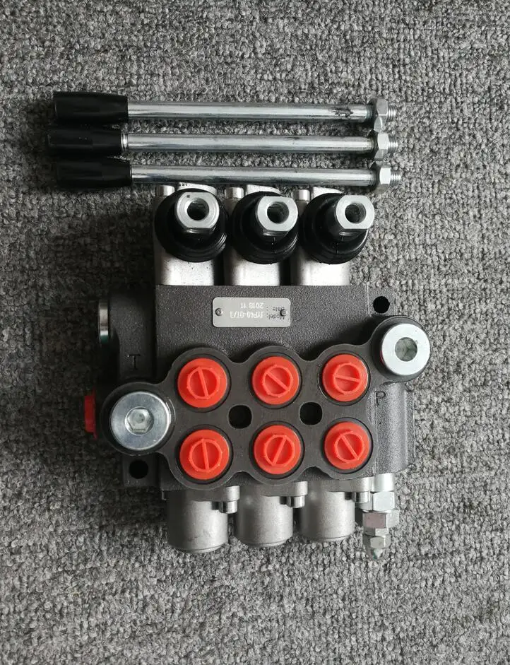 

Hydraulic Hand Drills directional control valve 3 spool P40