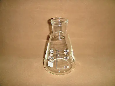Коническая колба Erlenmeyer 250 мл тяжелая стена внутренний диаметр = 29 мм|conical flask|erlenmeyer