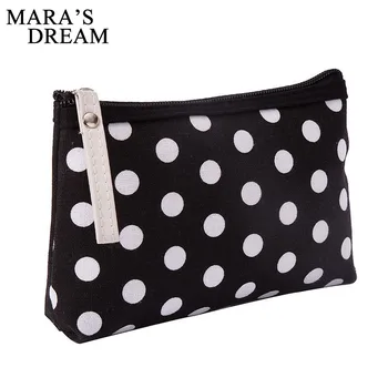 

Mara's Dream Unisex Cotton And Linen Cosmetic Bag Point Cloth Zipper Pocket Multi-purpose Canvas Card Bag Key Wash Gargle Bag