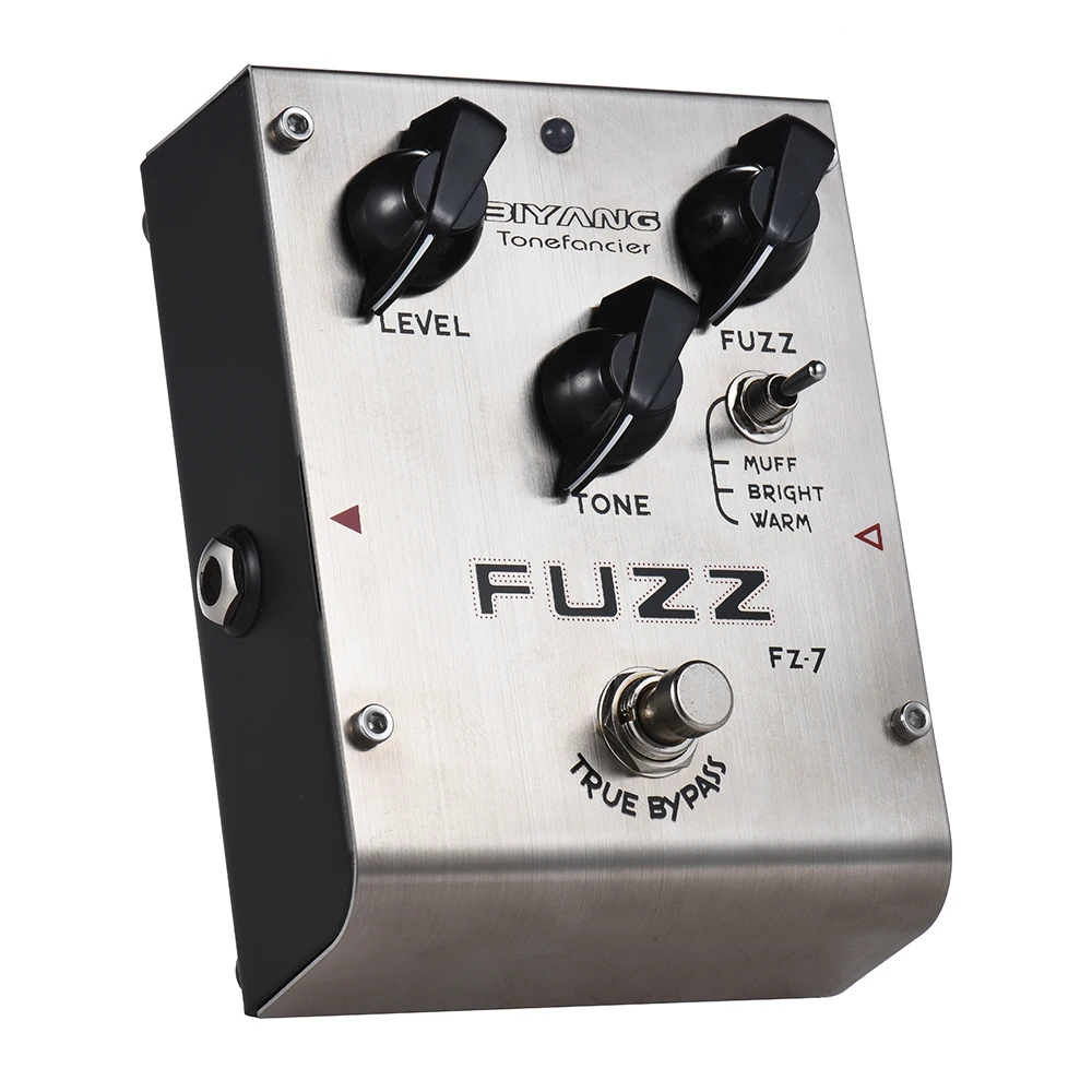 BIYANG FZ-7 педаль гитарного эффекта Tonefacier серии 3 режима Fuzz True Bypass Полный металлический корпус для гитары педаль