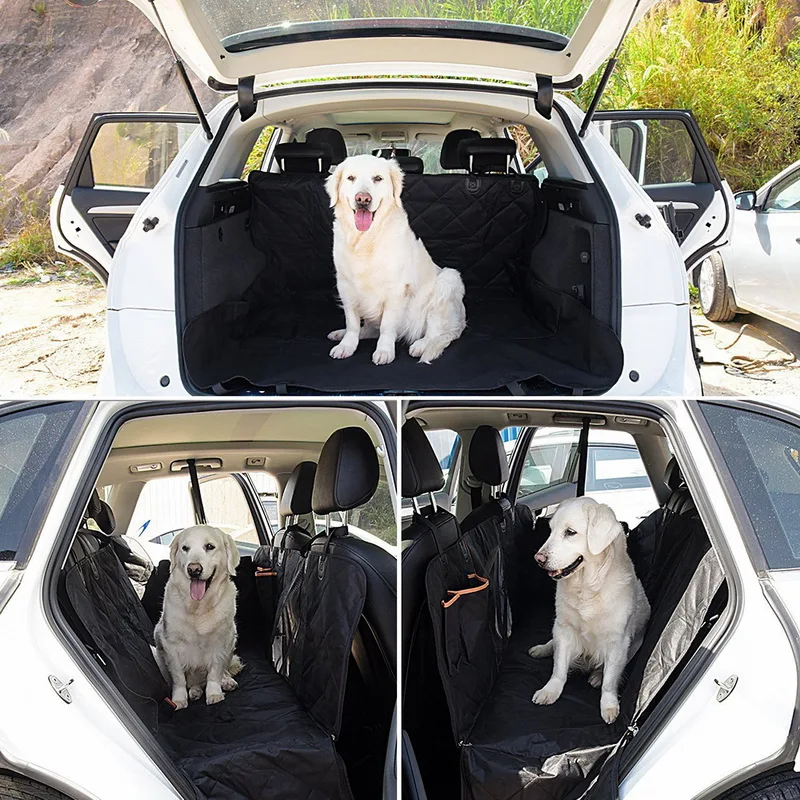 

Dozzlor Waterproof Quilted Non-slip Pet Dog Car Seat Cover Hammock Pet Accessories Mat Blanket Back Seat Protector