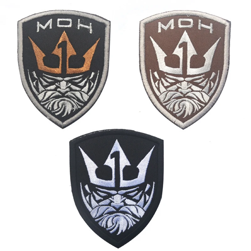 Project-Honor-Medal-of-honor-MOH-King-Eagle-Wolf-Skull-Tactical-Morale-Patch-Army-Embroidery-pvc