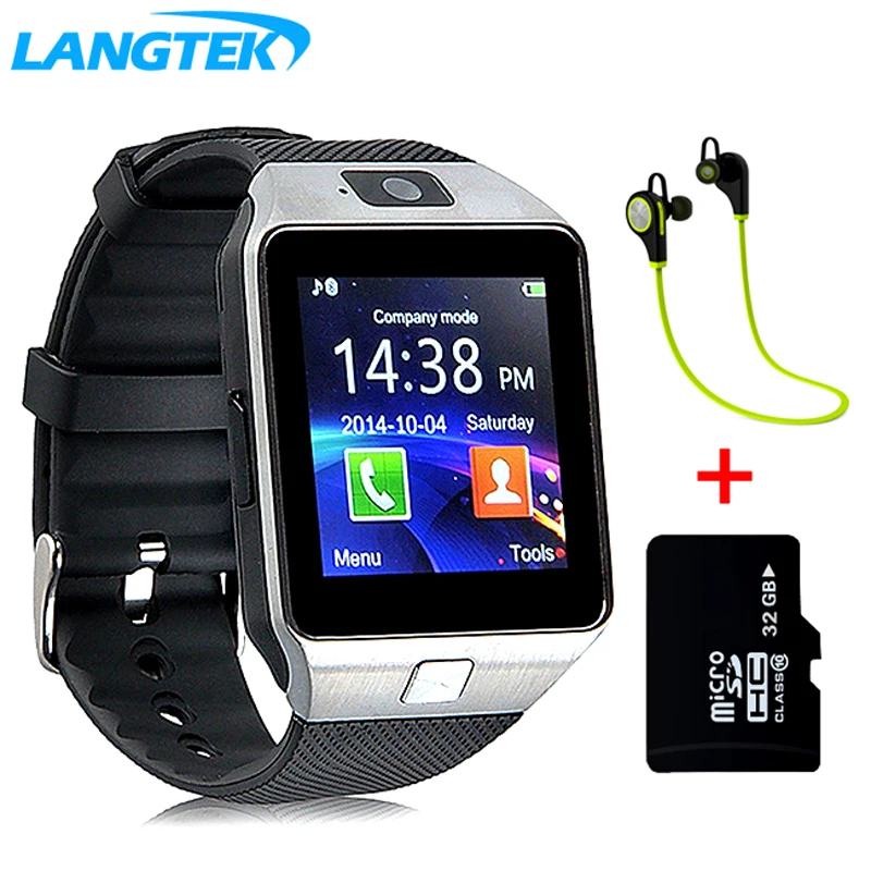 Популярные умные часы DZ09 с Камера Bluetooth наручные часы Смарт-часы GSM для Ios телефонах Android Поддержка FT Карты Multi language