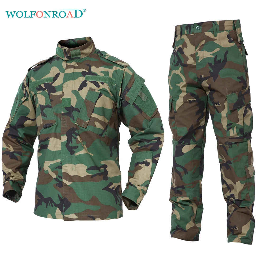 Военная камуфляжная Униформа WOLFONROAD CP & ACU армейская тактическая тренировочный