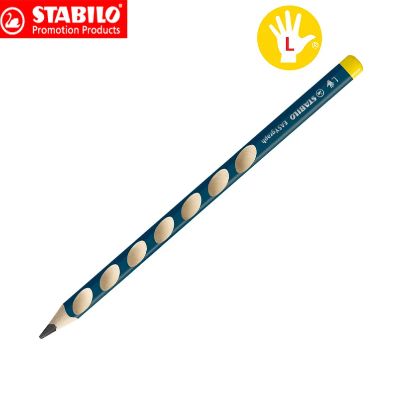 RIGHT HANDED OR LEFT HANDED EASYGRAPH 1-2 5 STABILO EASYGRAPH PENCILS HB