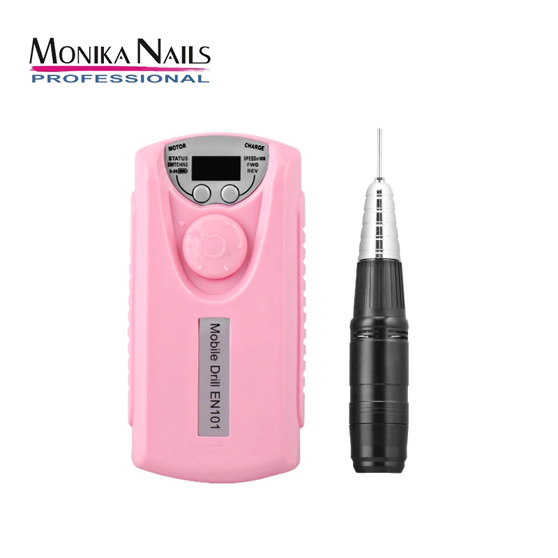 

Monika Nail Drill Machine 30000 RPM with 6pcs Drill Nail Bits Electric Nail File Set for Acrylic Gel Nails Manicure Tools