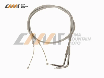 

51.5" 130cm Braided Throttle Cable case for Harley Davidson Road King Dyna FLHR FLT 1996-2007