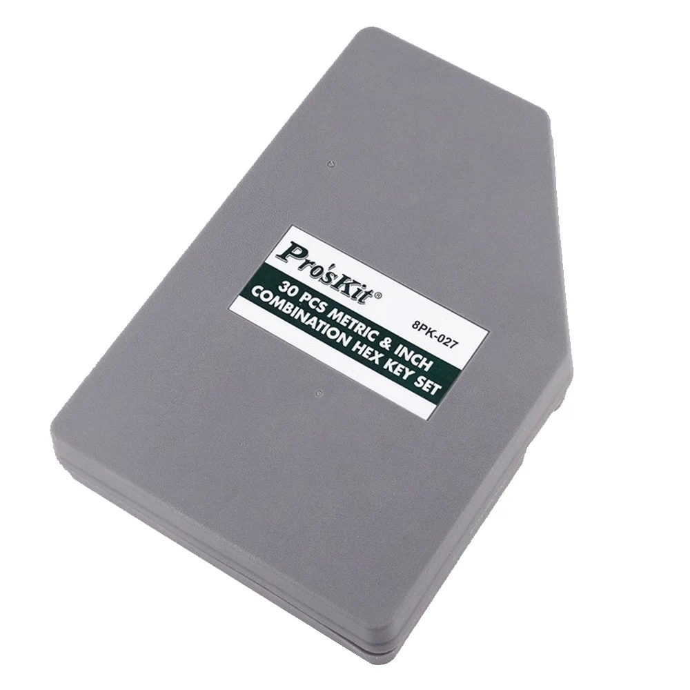 8PK-027 30Pcs/case Pro'sKit Metric Inch Combination Hex Key Set Wrench Screwdriver Set Toolkit Short Long Arm Repair Hand Tools 8PK-027 30Pcs/case Pro'sKit Metric Inch Combination Hex Key Set Wrench Screwdriver Set Toolkit Short Long Arm Repair Hand Tools