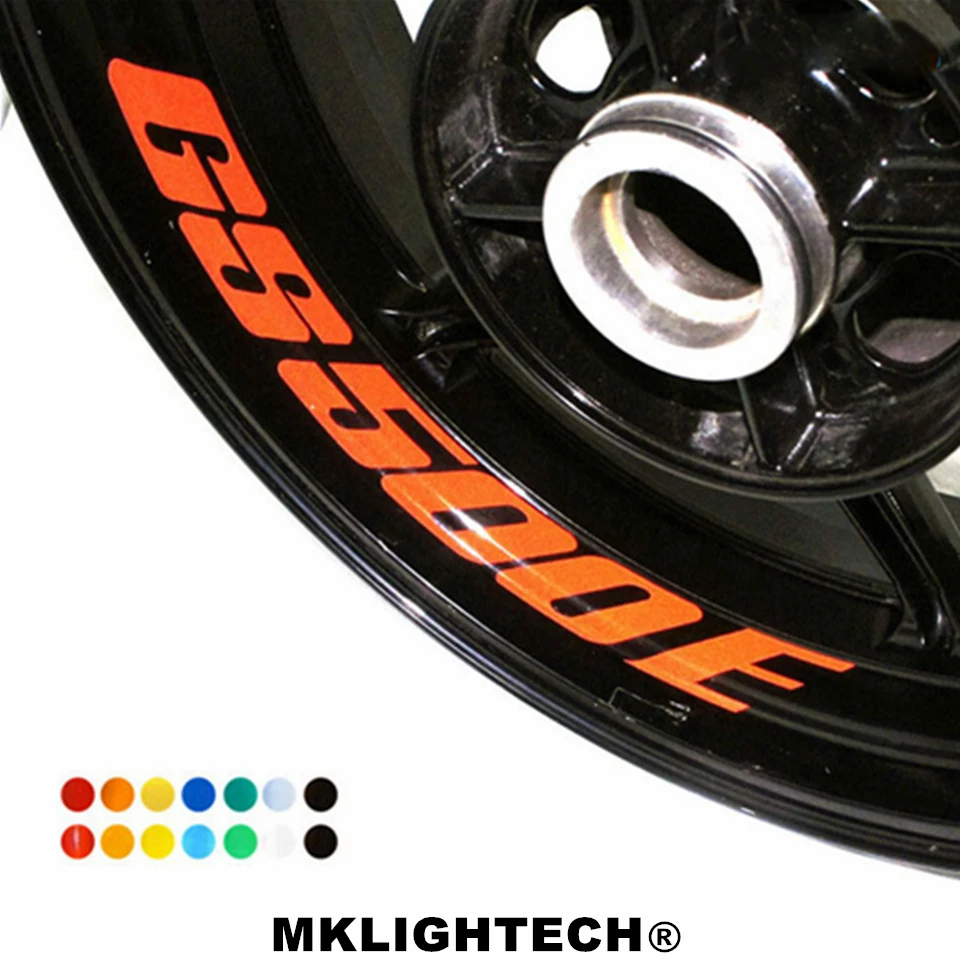 8 X CUSTOM INNER RIM DECALS WHEEL Reflective STICKERS STRIPES FIT