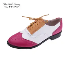 Модная трендовая обувь из натуральной кожи, оксфорды, женская обувь, большой размер, ручная работа, туфли-оксфорды из бычьей кожи, женская обувь для отдыха на плоской подошве