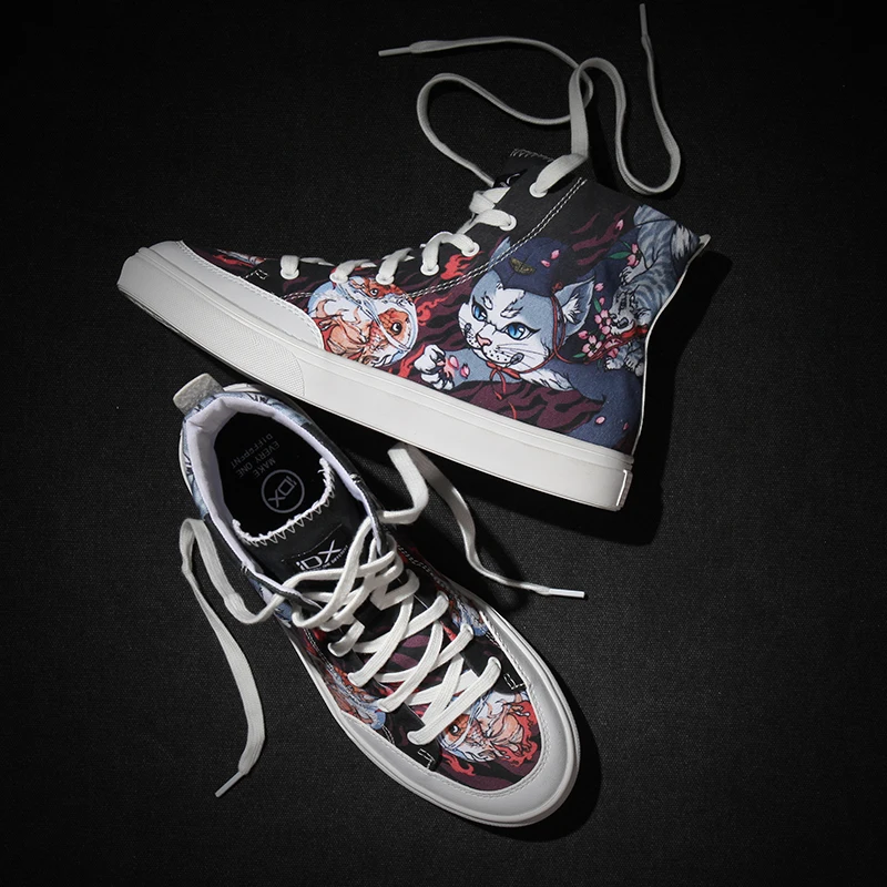 Culture Confortable D'origine Travail Chat Chaussures Idx Chinois Im Homme Oldschool Graffiti Rue qE8wfx