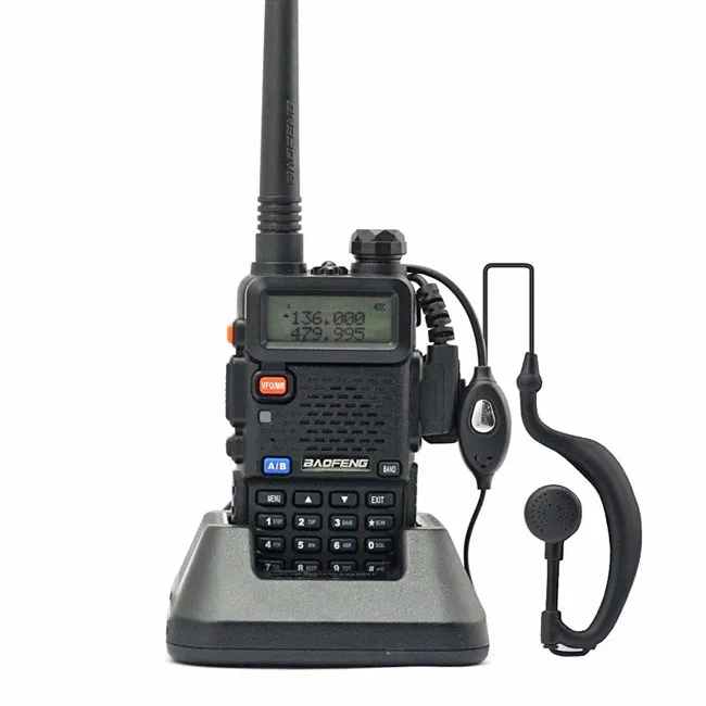 2 шт BaoFeng UV-5R Двухдиапазонная рация VHF/UHF 136-174/400-520Mhz двухстороннее радио Ham радио трансивер uv 5r портативный UV5R