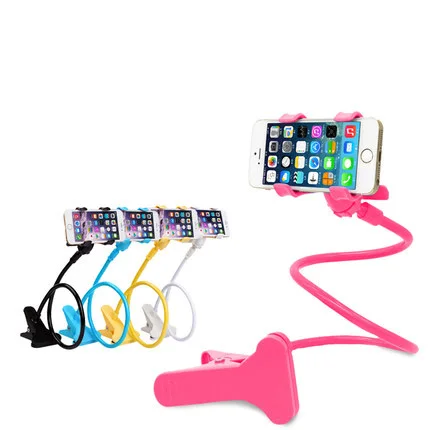 Car Phone holder Universal Long Arm Lazy Mobile Gooseneck Stand Holder Flexible Bed Desk Table Clip Bracket For iphone | Мобильные