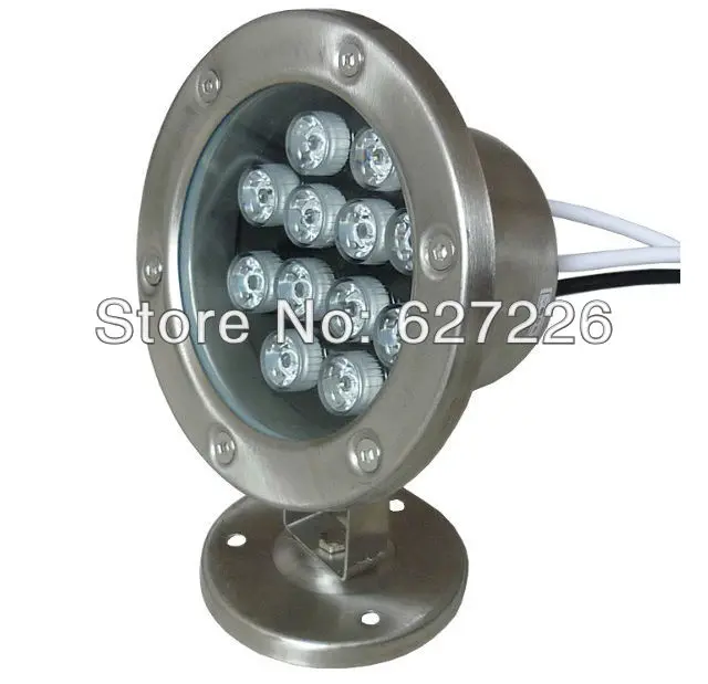 

12W RGB DMX LED underwater lights waterproof light fish tank pond pool water surface shell accessories