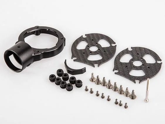RCTIMER Trooper SkyHero 30 мм CNC трубка антивибе крепление двигателя черный красный цвет