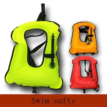 Free size Adult Inflatable Life Jacket Snorkeling Buoyancy Swimming Floating Life Vest Free size Adult Inflatable Life Jacket Snorkeling Buoyancy Swimming Floating Life Vest