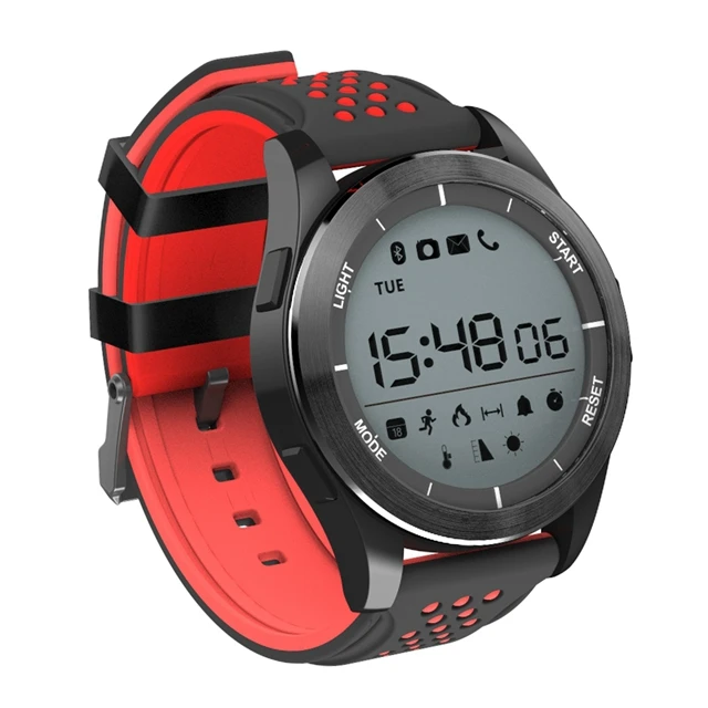 smart watch f3 ip68 waterproof altitude meter thermometer pedometer smartwatch for ios android