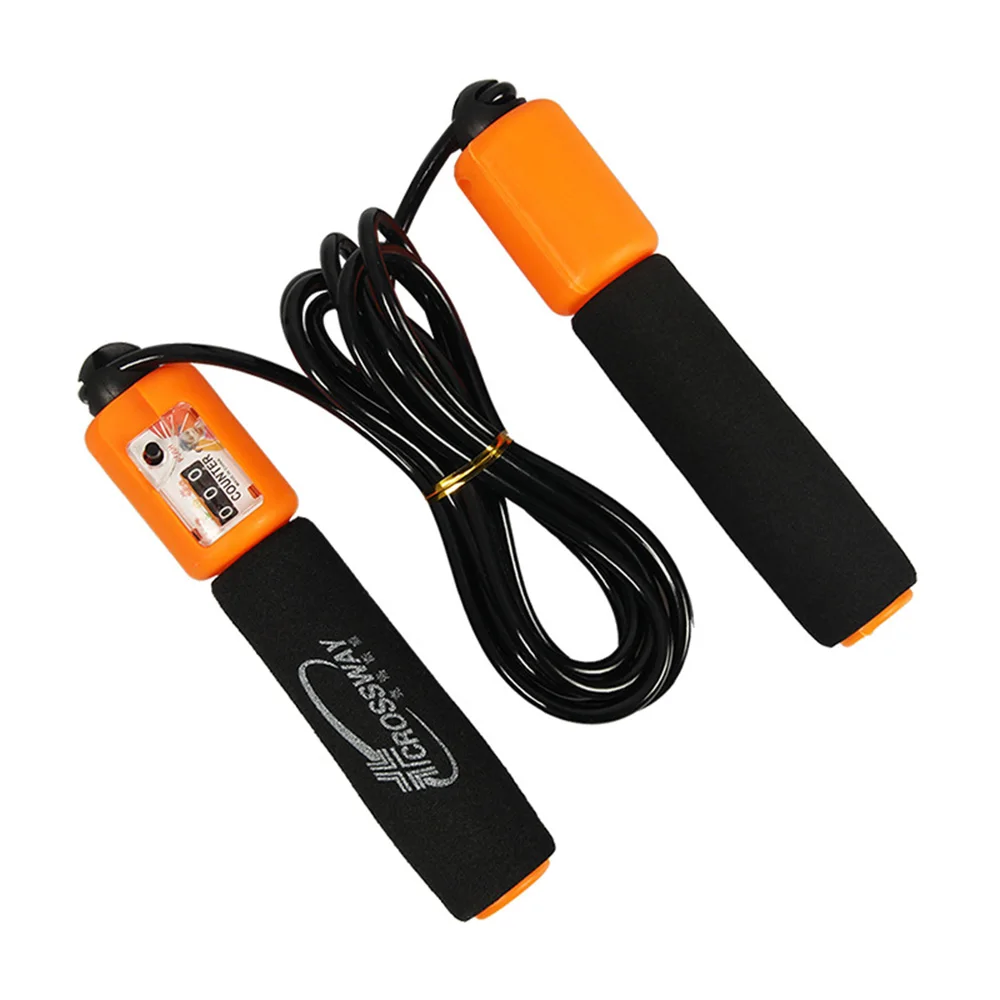 

New Jump Ropes With Counter Sports Fitness Crossfit Adjustable Fast Speed Counting Jumping Rope Skipping Rope Wire Calories