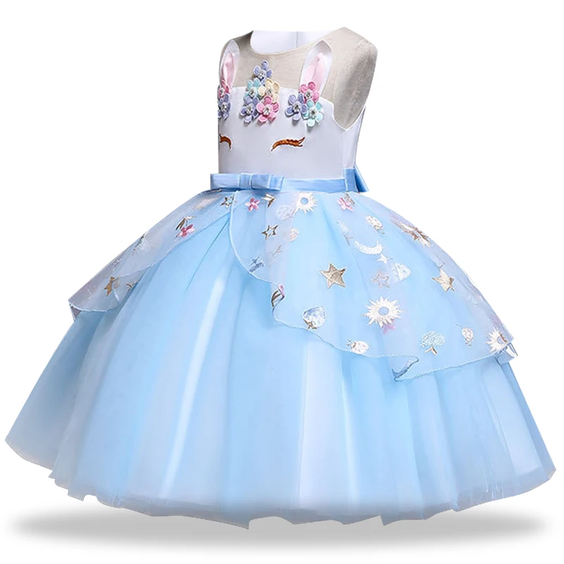 Carnival Unicorn Dress Easter Princess Dress Kids Dresses For Girls Costume Children Birthday Dress Wedding Dress Vestidos 2-10 cheap baby dresses